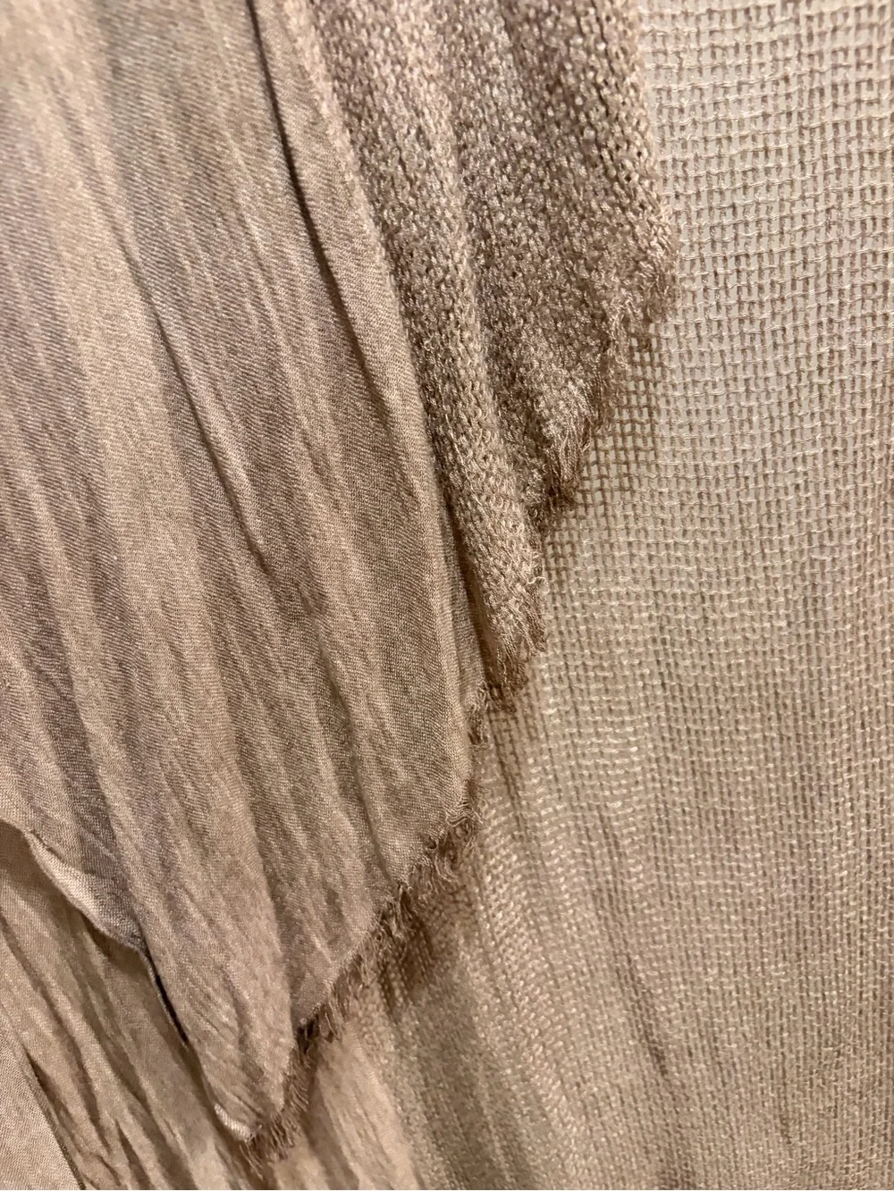 Free People Day Dream Washed Kimono in a draped, open-front taupe-brown design